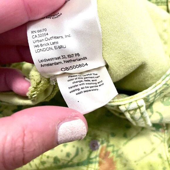 Anthropologie Pilcro and the Letterpress Green The Wanderer Pants Low Rise 26 - Picture 8 of 8